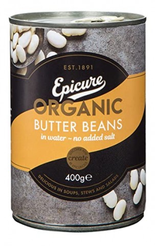 Epicure Butter Beans in water (Organic) 400g