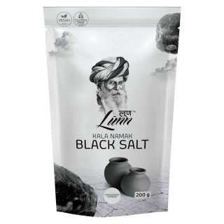 Lunn Black Salt Fine Grain (Pouch) 200g