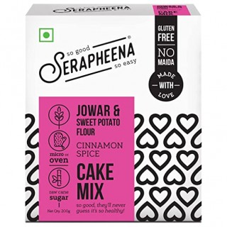 Serapheena Jowar & Sweet Potato Cake Mix Cinnamon Spice 200g