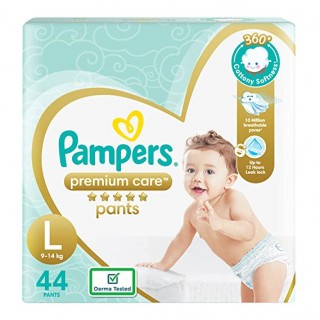 PAMPERS PANTS BABY PREMIUM CARE LRG 44P