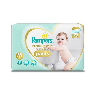 PAMPERS PANTS BABY PREMIUM CARE MED 38P