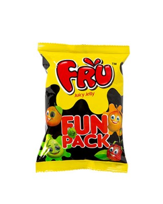 FRU CANDIES ASSORTED SMALL POLYPACK 180GM