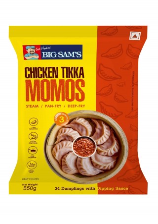 Big Sams chicken tikka momos500g