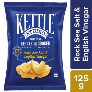 Kettle Studio Rock Sea Salt & English Vinegar125GM