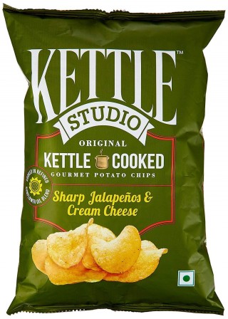 Kettle Studio Sharp Jalapenos & Cream Cheese125GM