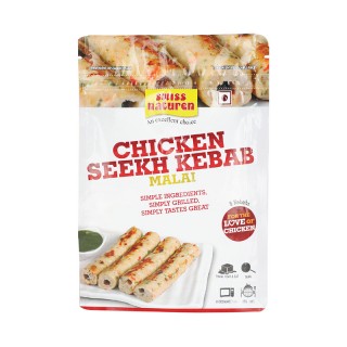 Swiss Naturen Chicken Seekh Kebab Malai400gm