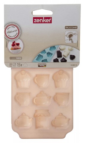 FACKELMANN Zenker Chocolat/Ice Mould 21.5 Cm Silicone Card 43545