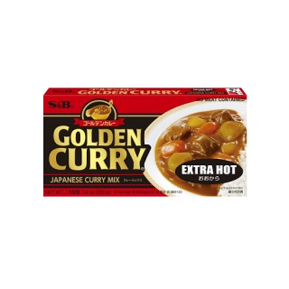 S&B (EX) GOLDEN CURRY EXTRA HOT 220G
