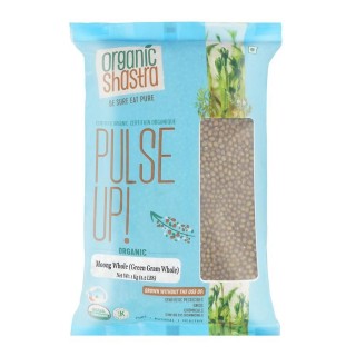ORGANIC SHASTRA MOONG BEANS WHOLE 1 KG