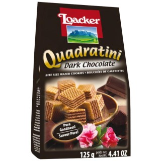 Loacker Quadratini Dark Chocolate 125 GM