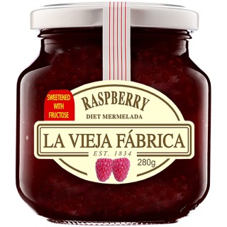 LVF Rasberry Diet Mermelada 280 gms