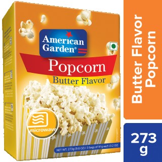 American Garden Microwave Popcorn Butter 273GM