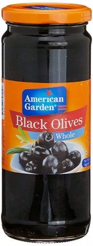 American Garden Olives Black Whole 450GM