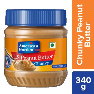 American Garden Peanut Butter Chunky 340gm
