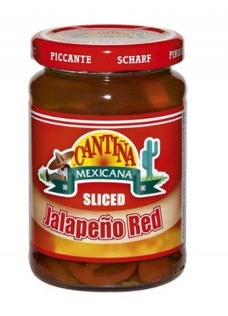 Cantina Red Jalapeno Sliced 580ml