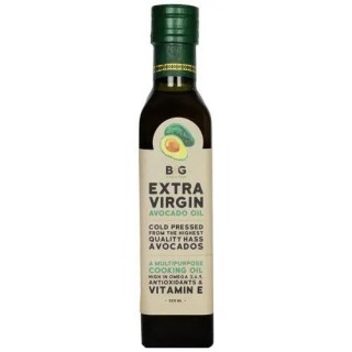 Black & Green Extra Virgin Cold Press Multipurpose Avocado Cooking Oil Bottle 250 ml