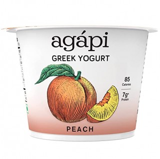Agapi Greek Yogurt Peach90GM