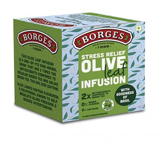 Borges Olive Leaf Infusion Basil 10P