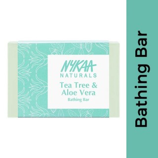 Nykaa Naturals Tea Tree & Aloe Vera Bathing Soap125G