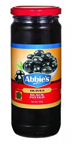 ABBIES Black Pitted Olive450GM
