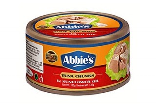 ABBIES Tuna Chunks in Sunflower Oil185GM