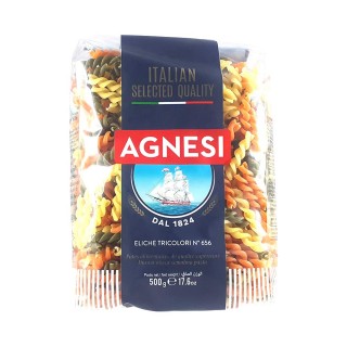 AGNESI Eliche Tricolor Pasta (656RT) 500GM