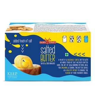 DAIRY CRAFT BUTTER SALTED 500 GM