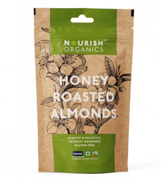 Nourish Organics Honey Roasted Almonds100GM