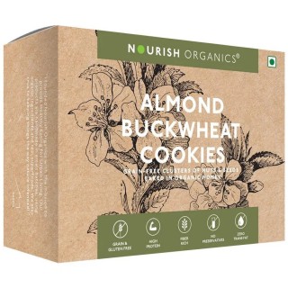 Nourish Organics Almond Buckwheat Cookies125GM