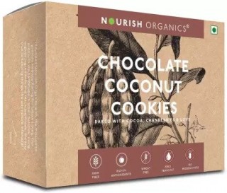 Nourish Organics Chocolate Coconut Cookies140GM