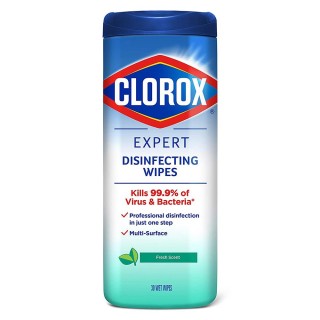 Clorox Expert Disinfecting Wipes Fresh Scent Canister