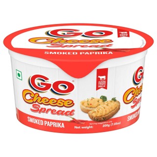 GO CHEESE SPREAD SMOKED PAPRIKA 200 GM