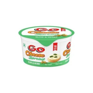GO CHEESE SPREAD OLIVE HERBS 200 GM