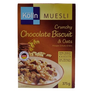 Kolln Muesli  Crunchy Chocolate Biscuits & Oats  375g