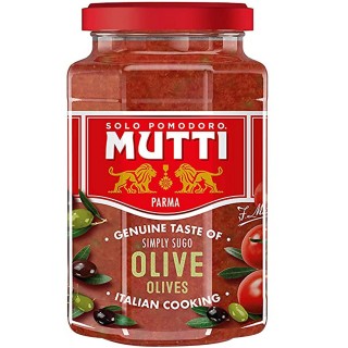 MUTTI Tomato Sauce with OLIVES 400gmMutti