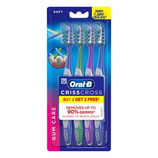 ORAL B TOOTH BRUSH PRO HELTH GUM SOFT 2+2 1P