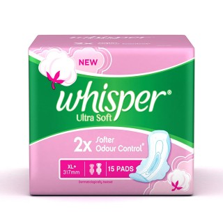 WHISPER SAN PAD ULTRA SOFTER XL 15P