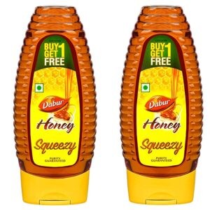 Dabur Honey 225gm Squezee Pack 1+1 promo