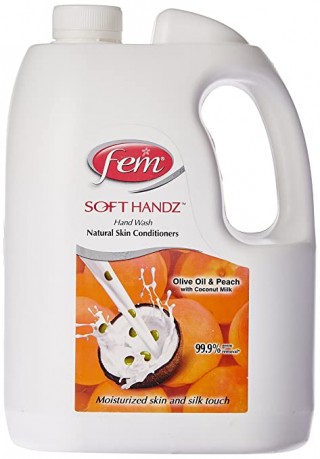 Fem Soft Handz Soap New 5Ltr Peach-T