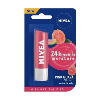 NIVEA LIPCARE PINK GUAVA SHINE 4.8g