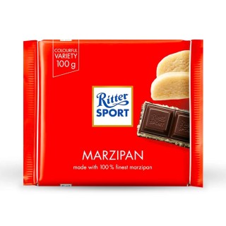 Ritter Sport Dark Chocolate with Marzipan Filling (100g)