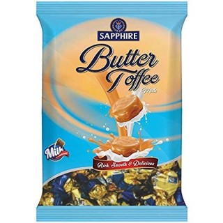 SAPPHIRE BUTTER TOFFEES ASSORTED CHCO MINT ENGLISH CREAMY BANANA SPLIT 200GM