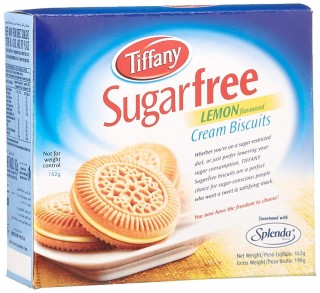 Tiffany Biscuit Sugar free Lemon 162 gms