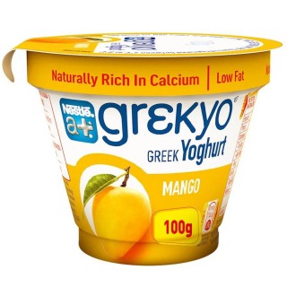 NestleáDAIRY a+ Grekyo Greek YoghurtáMango100GM