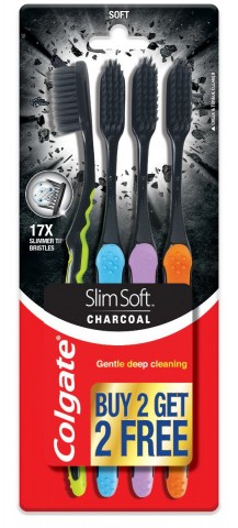 Colgate Slim Soft Charcoal B2G2 Tbr