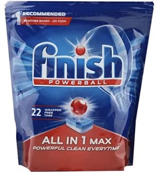 FINISH All in 1 Max Dishwasher tablets 22s
